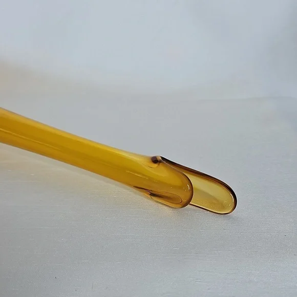 Fenton amber hobnail swung vase - Picture 5 of 5